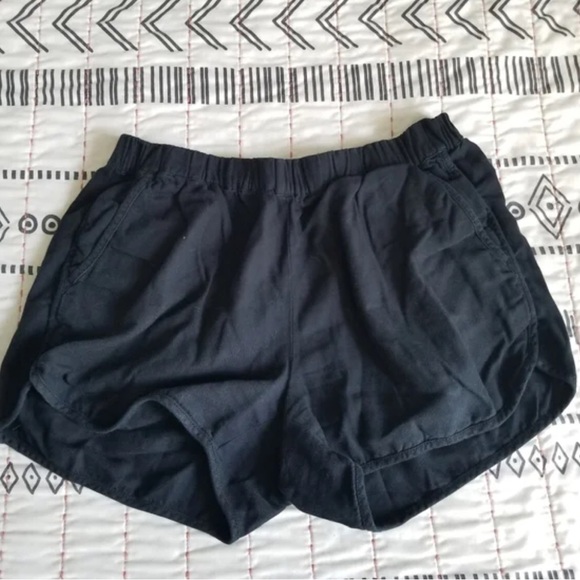 Madewell Pull-On Shorts Black VGUC - Picture 4 of 12